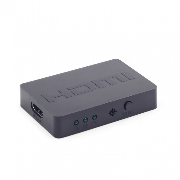 Switch HDMI 3 porturi, Gembird DSW-HDMI-34 conectica.ro